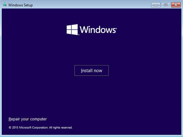 Install Windows 10 step 4