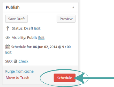 How to Schedule a WordPress Blog Post AllCore Communications