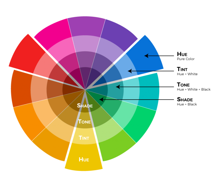 design color wheel color harmonies