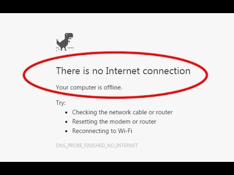 No Internet notification