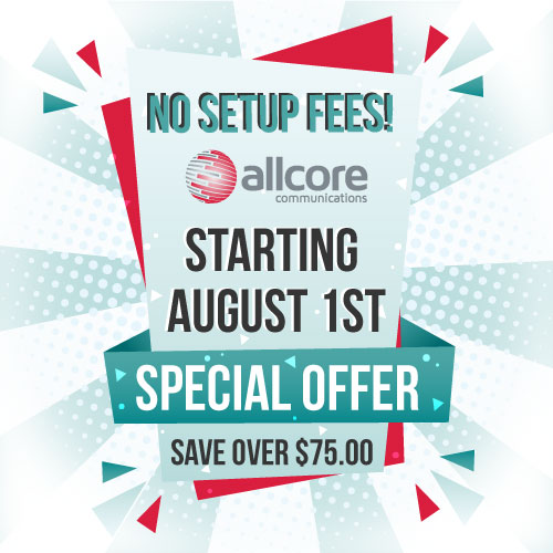 No Set-up Fees Special Offer