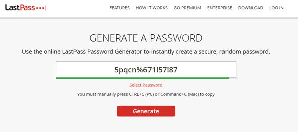 Random password generator